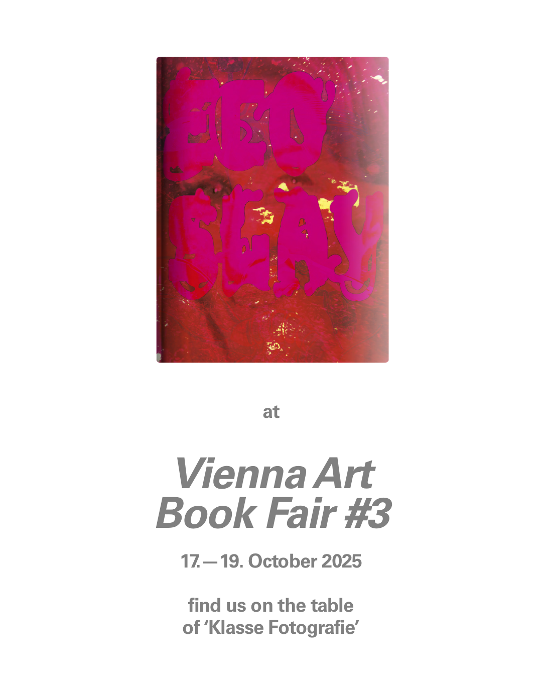 Ecosolay at Vienna Art Book Fair